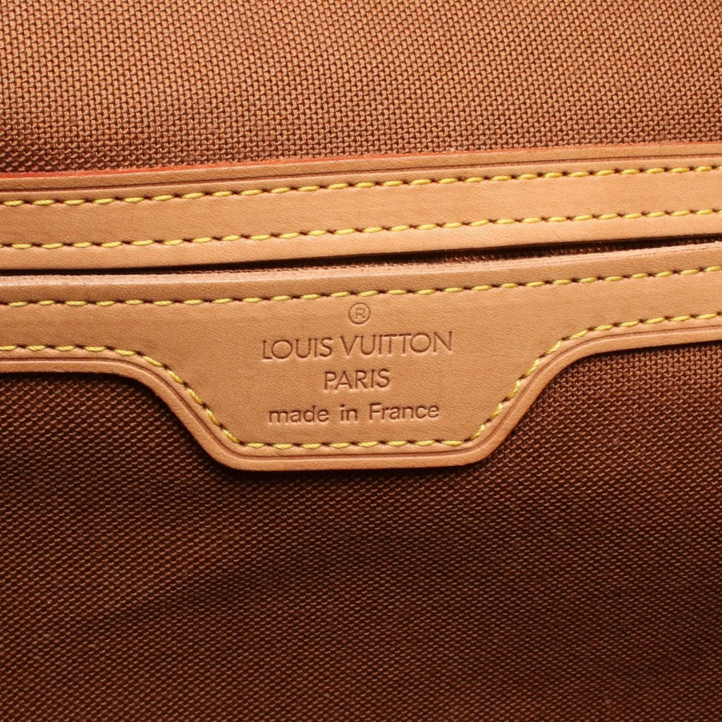 Louis Vuitton Brown Pvc Coated Canvas Monogram Leather Backpack