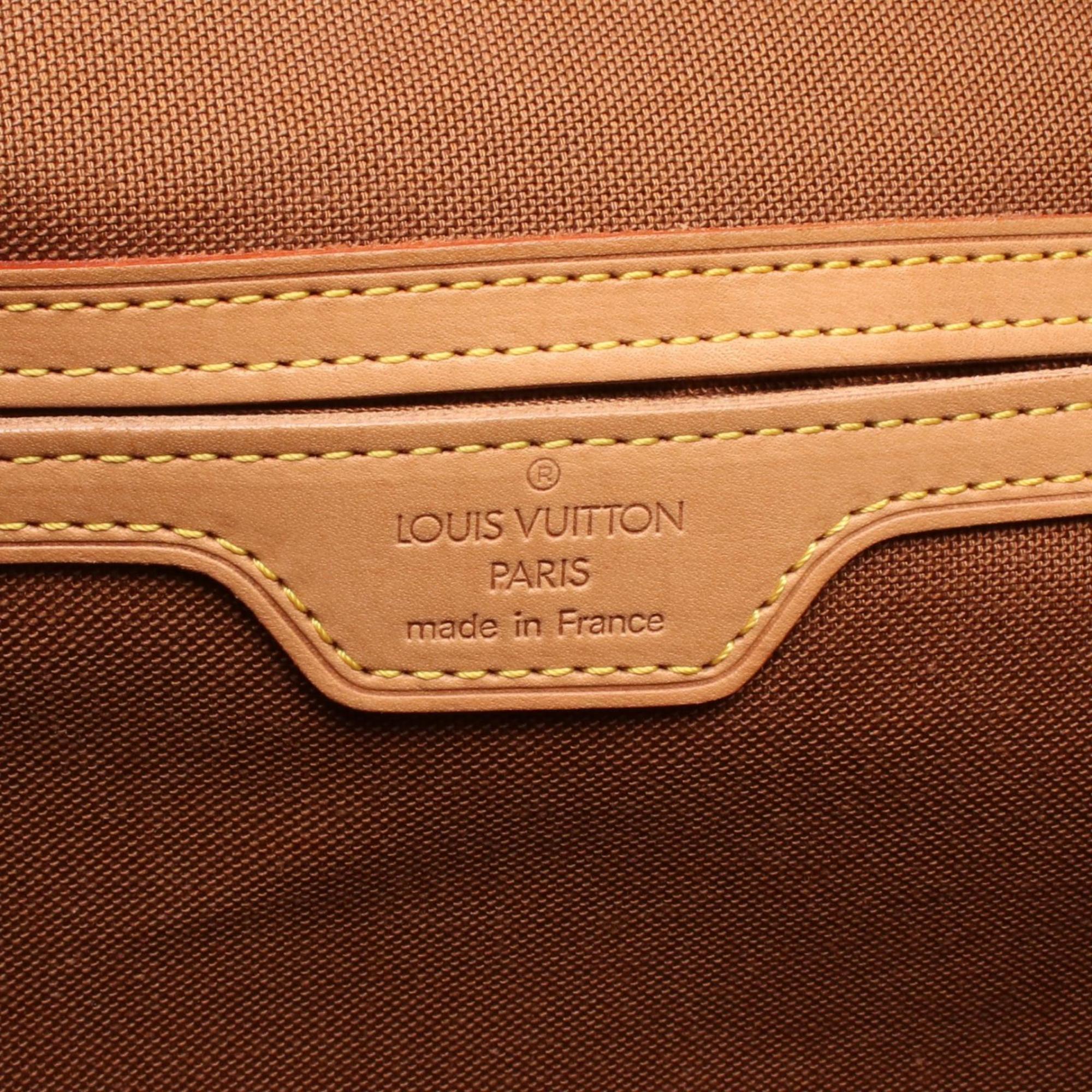 Louis Vuitton Brown Pvc Coated Canvas Monogram Leather Backpack