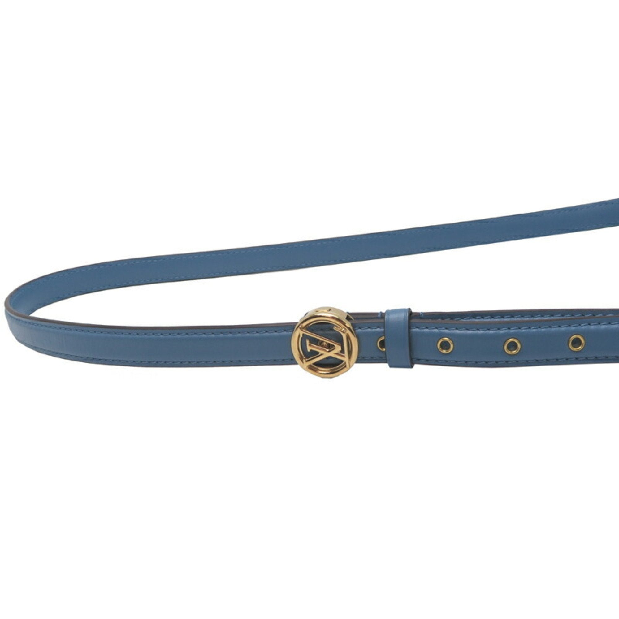 Louis Vuitton Blue Leather Shoulder Bag