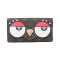 Louis Vuitton Marron Coated Canvas Long Wallet