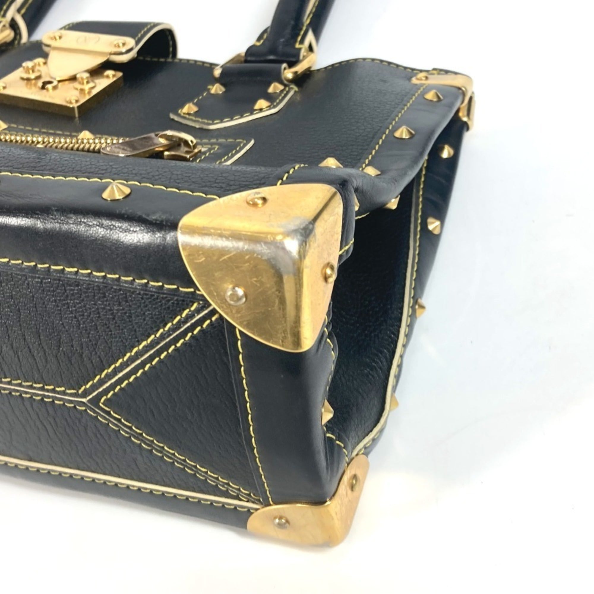 Louis Vuitton Suhali Black Suhali Leather Shoulder Bag Tote Bag