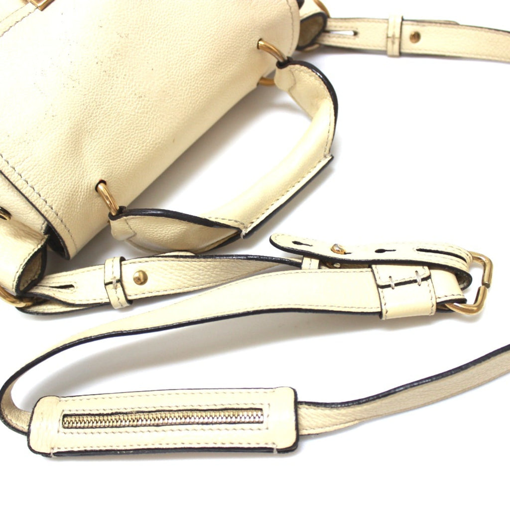 Chloé Beige Leather Shoulder Bag (Pre-Owned)