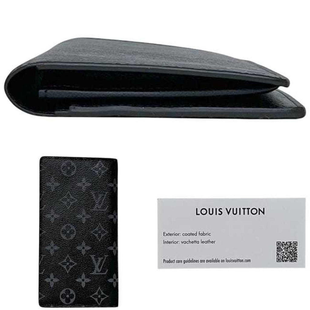 Louis Vuitton Black Monogram Eclipse Monogram Eclipse Long Wallet