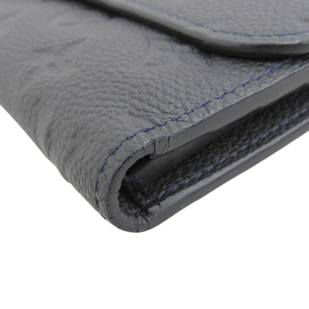 Louis Vuitton Infini Navy Monogram Empreinte Long Wallet (Tri-Fold)