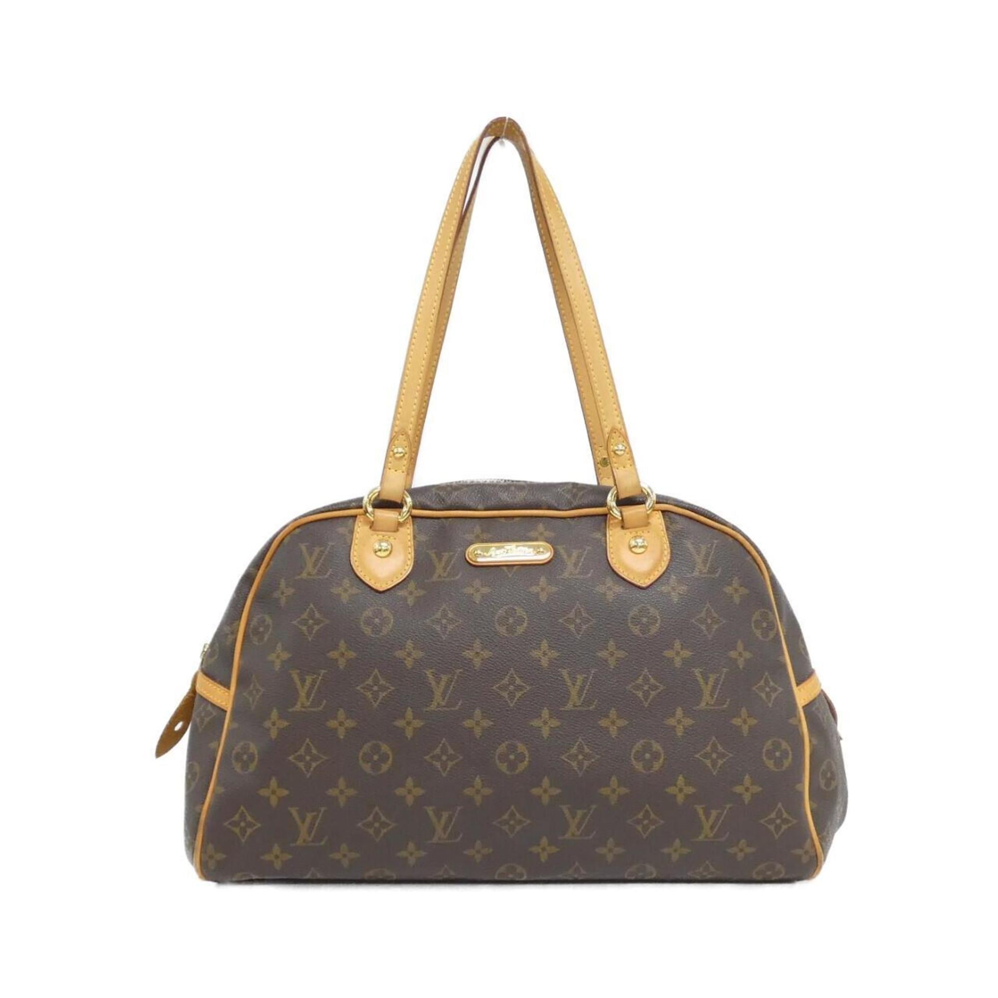 Louis Vuitton Marron Coated Canvas Shoulder Bag