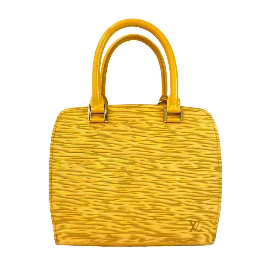 Louis Vuitton Yellow Epi Leather Handbag