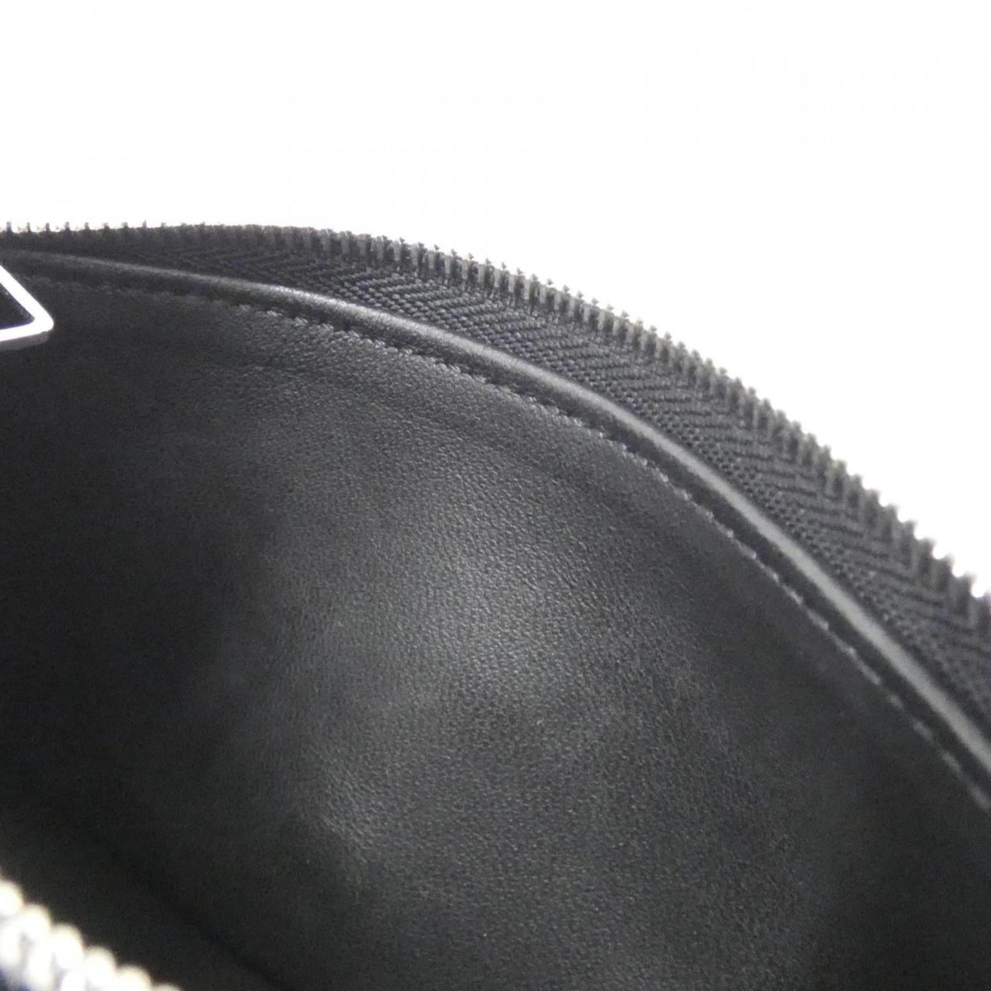 Louis Vuitton Black Leather Wallet (Tri-Fold)
