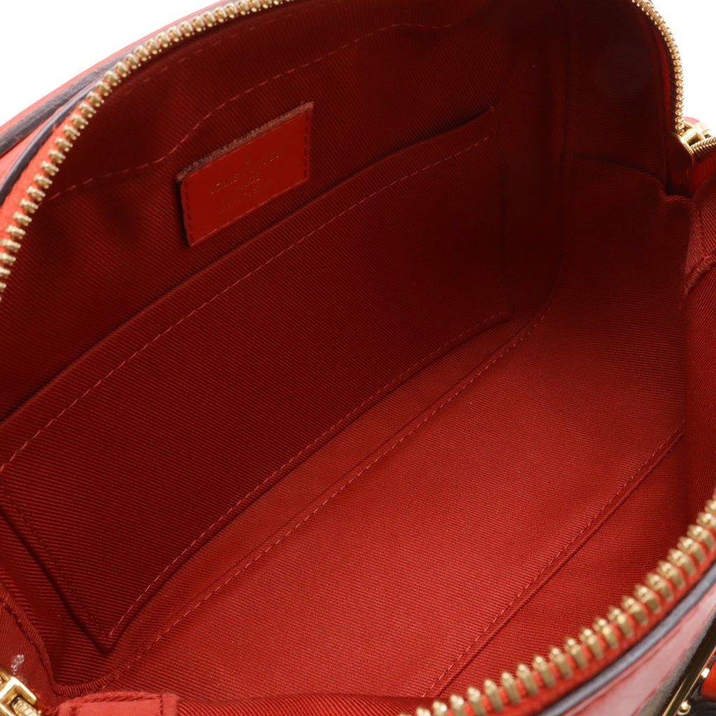 Louis Vuitton Red Color Canvas Pochette Shoulder Bag
