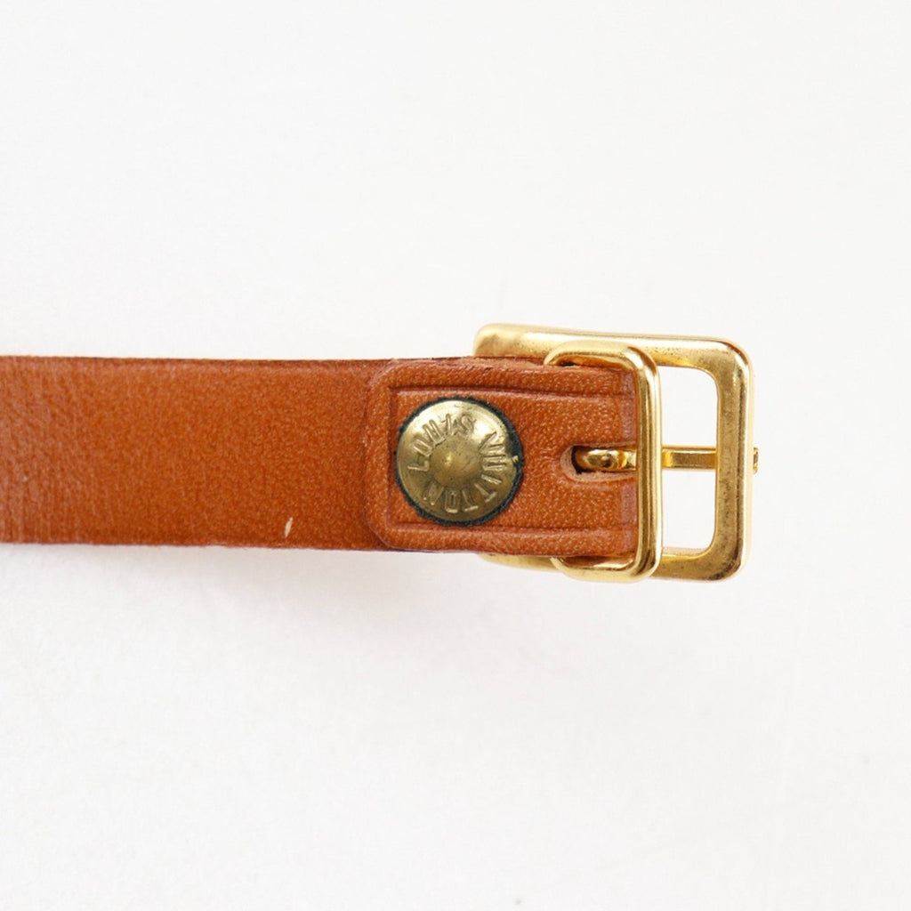 Louis Vuitton Brown Camel Nomade Leather Briefcase