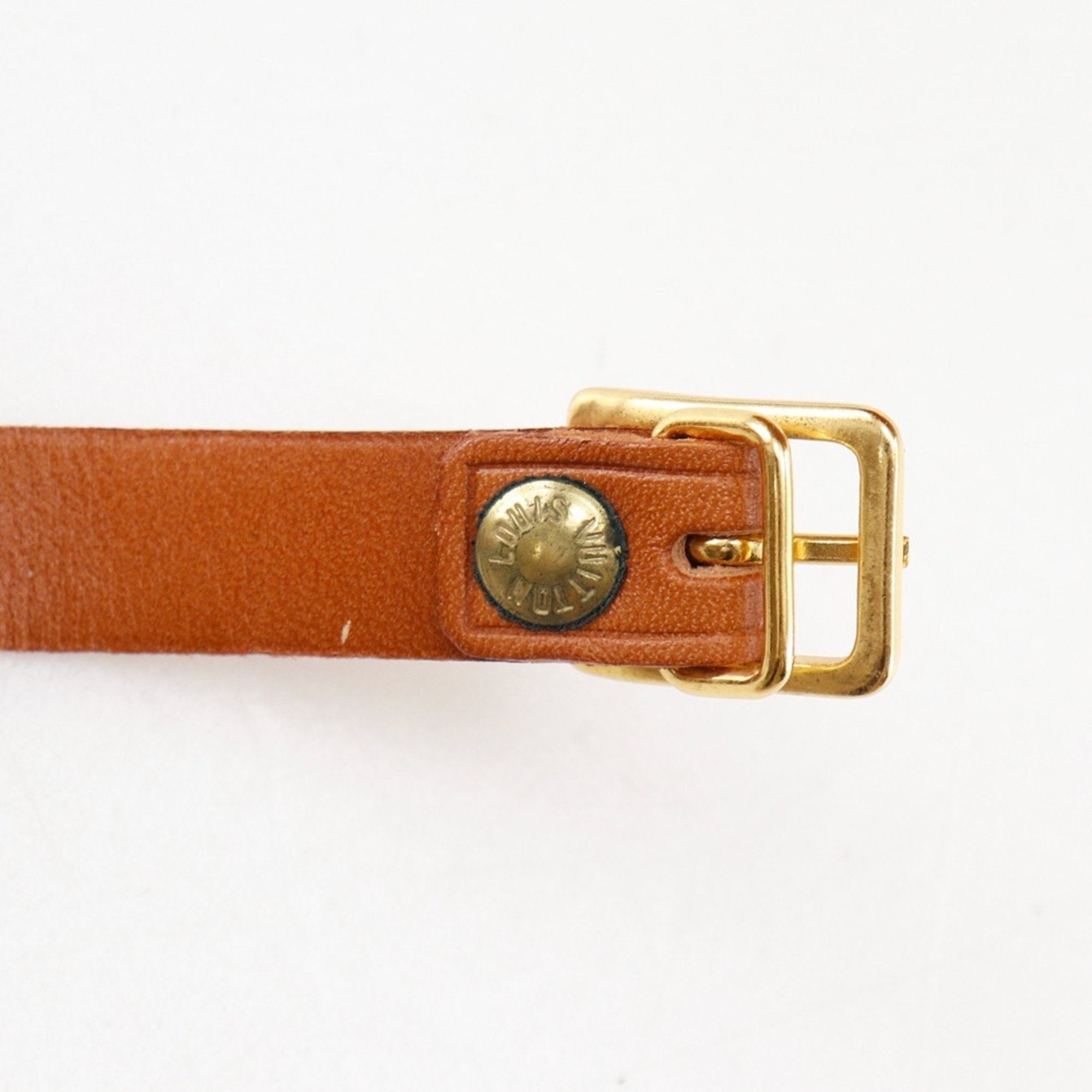 Louis Vuitton Brown Camel Nomade Leather Briefcase