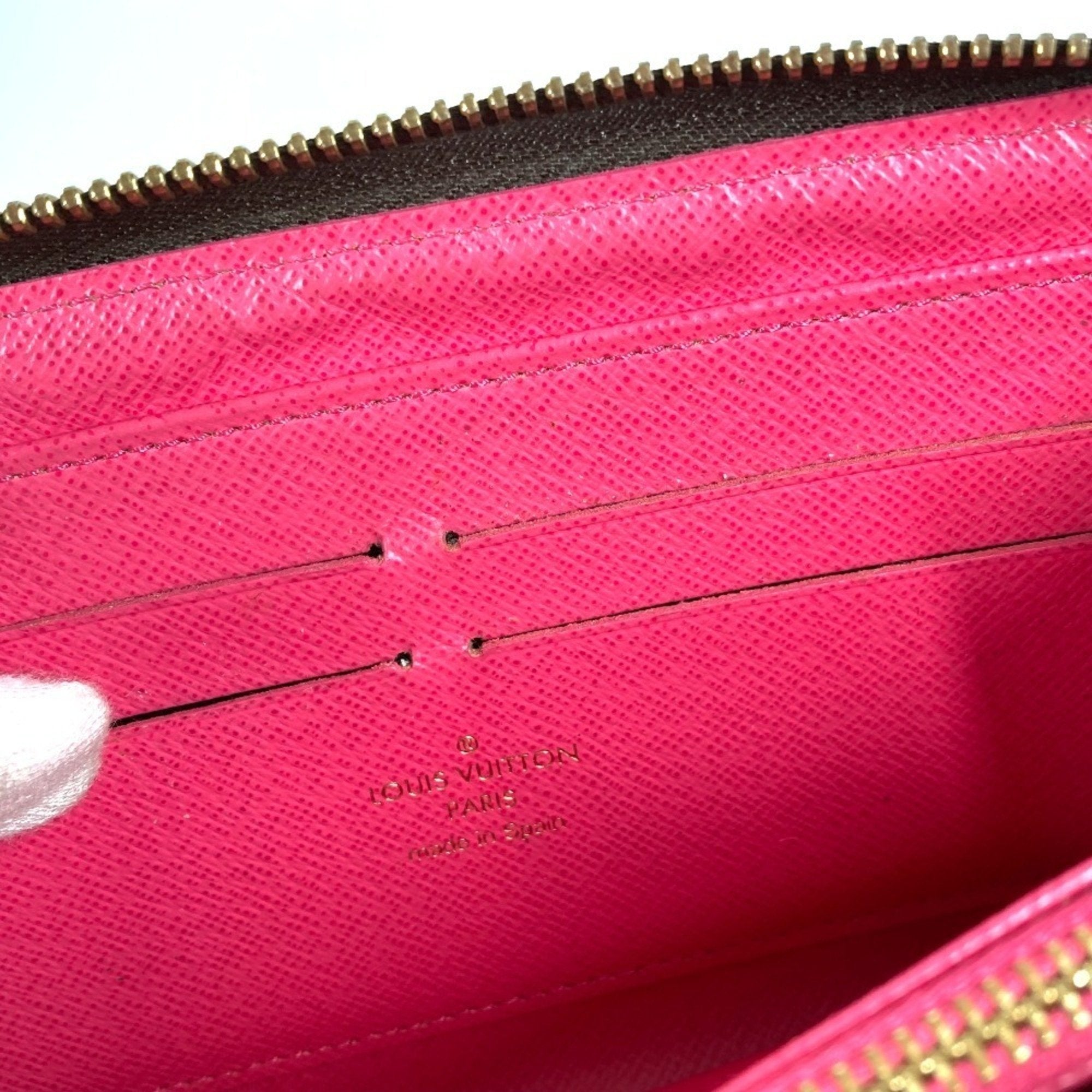 Louis Vuitton Monogram Brown Monogram Pink Monogram Long Wallet