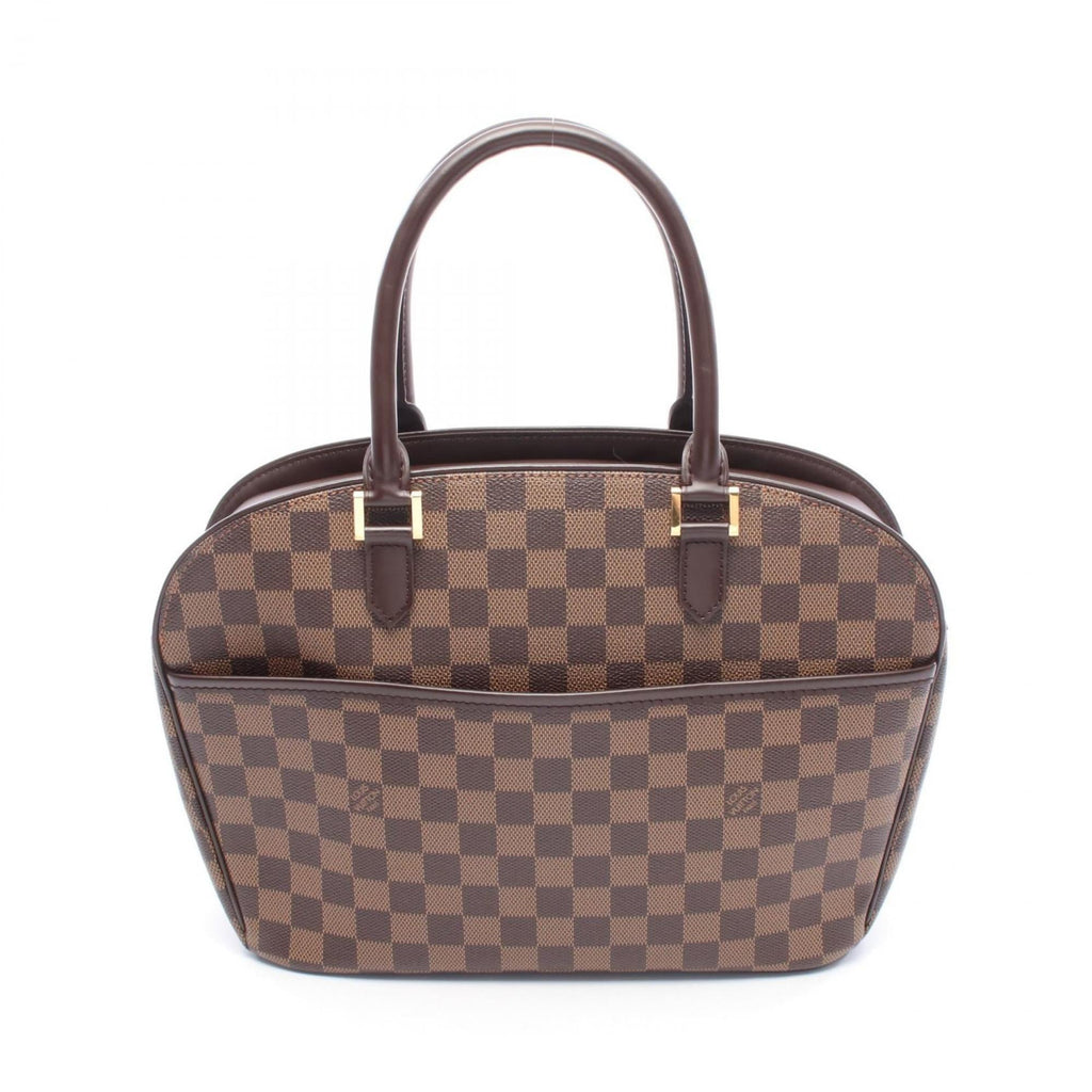 Louis Vuitton Brown Ebene Coated Canvas Leather Handbag