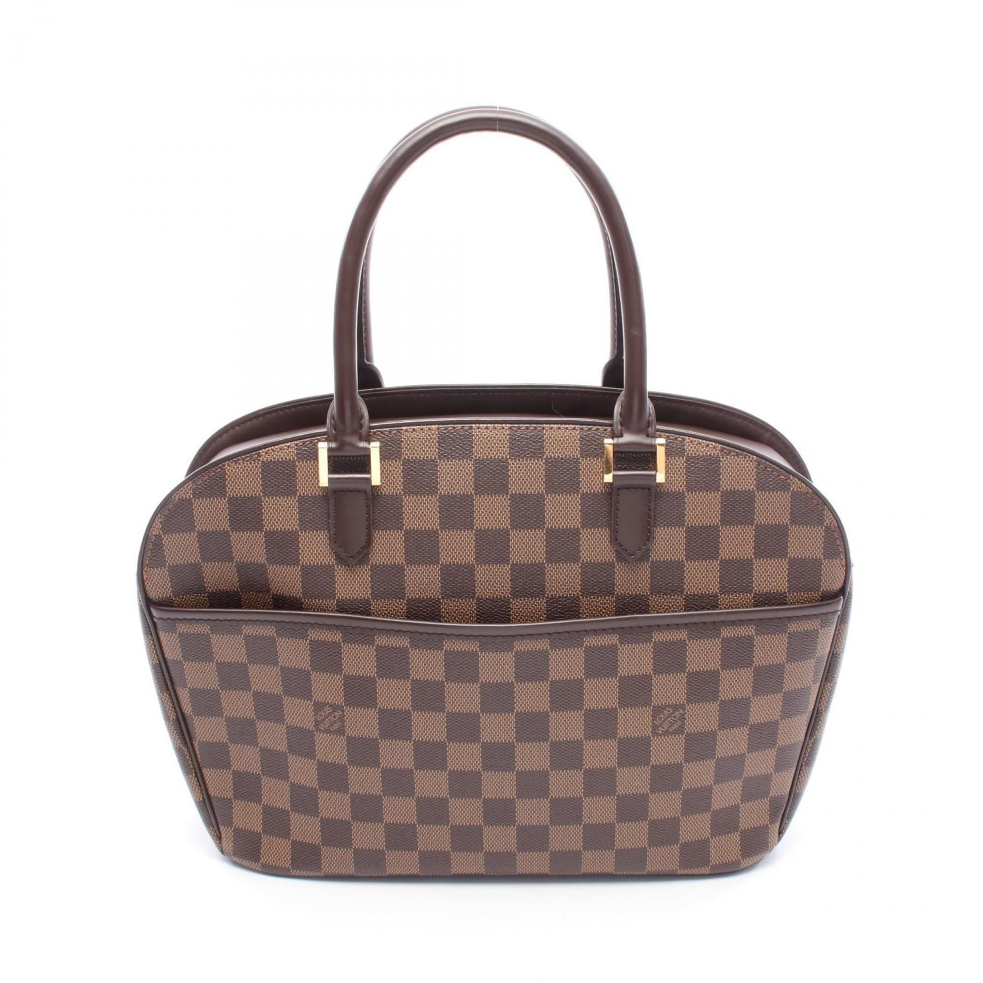 Louis Vuitton Brown Ebene Coated Canvas Leather Handbag