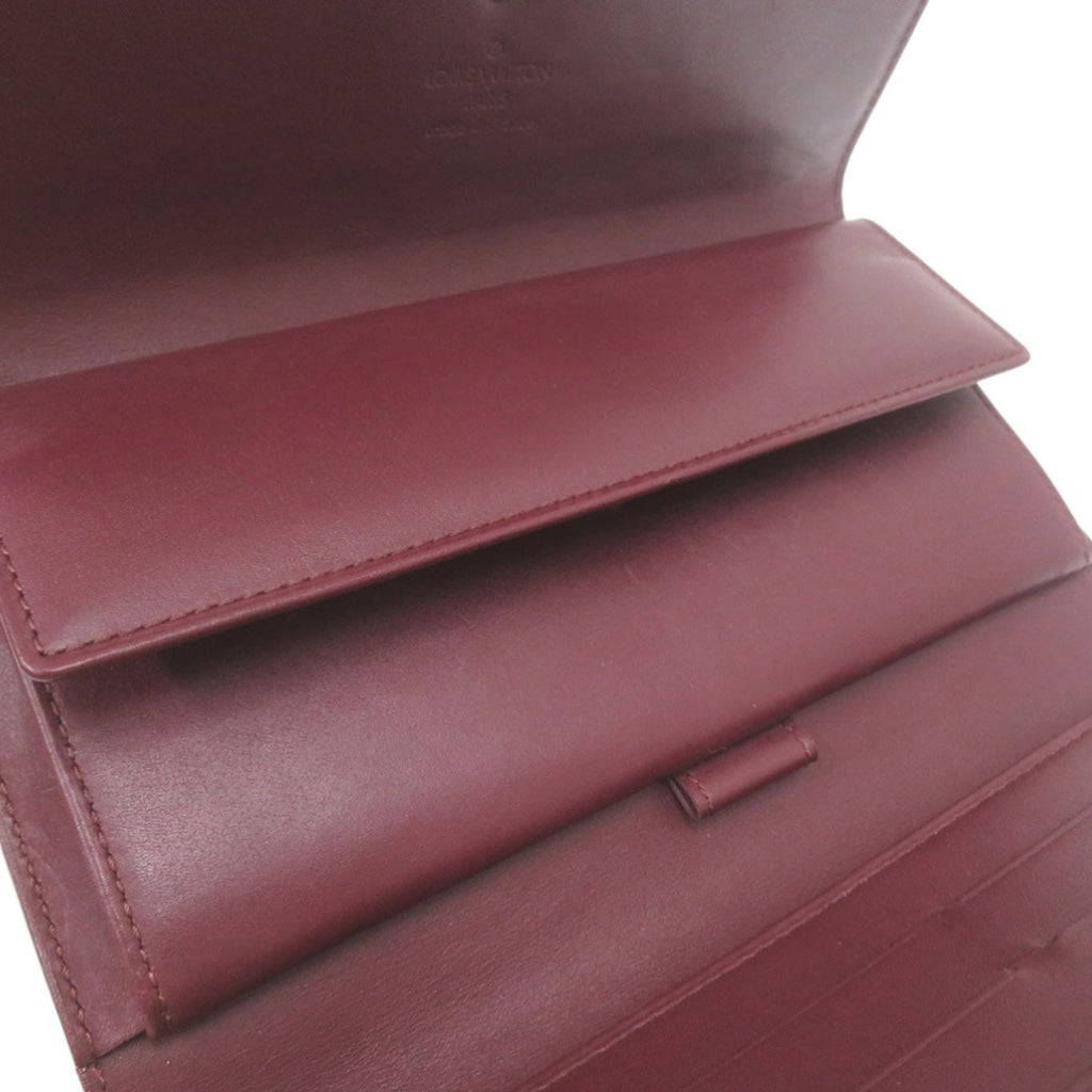 Louis Vuitton Violet Monogram Mat Long Wallet (Tri-Fold)