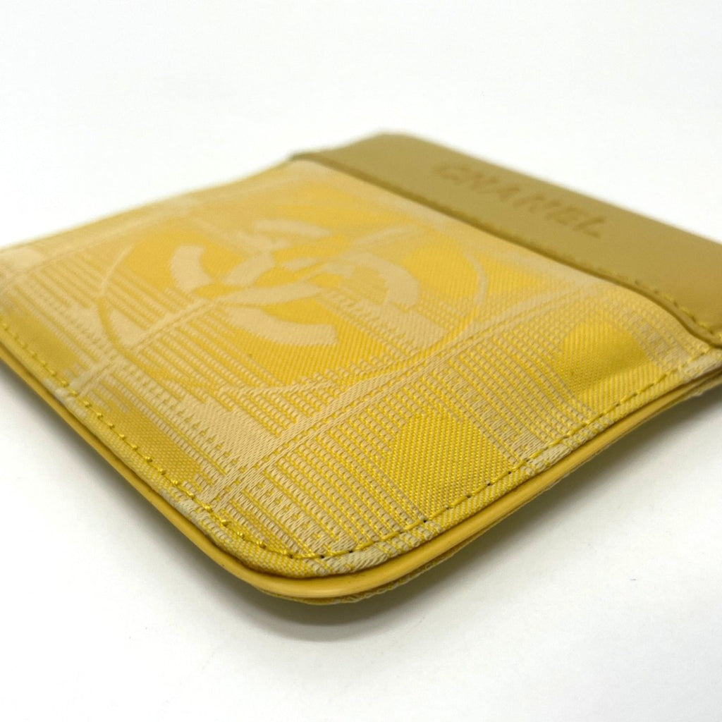 Chanel Yellow Leather Coin Purse/Coin Case