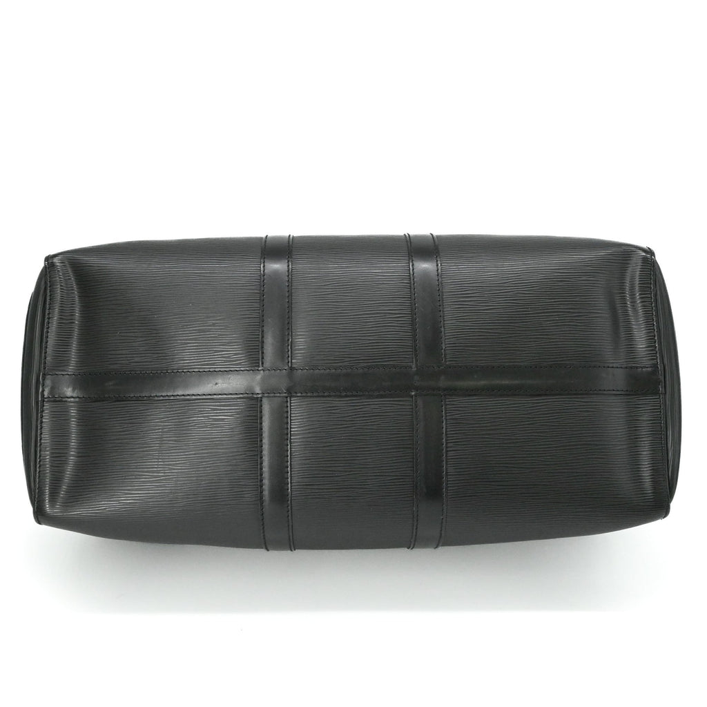 Louis Vuitton Black Epi Leather Boston Bag