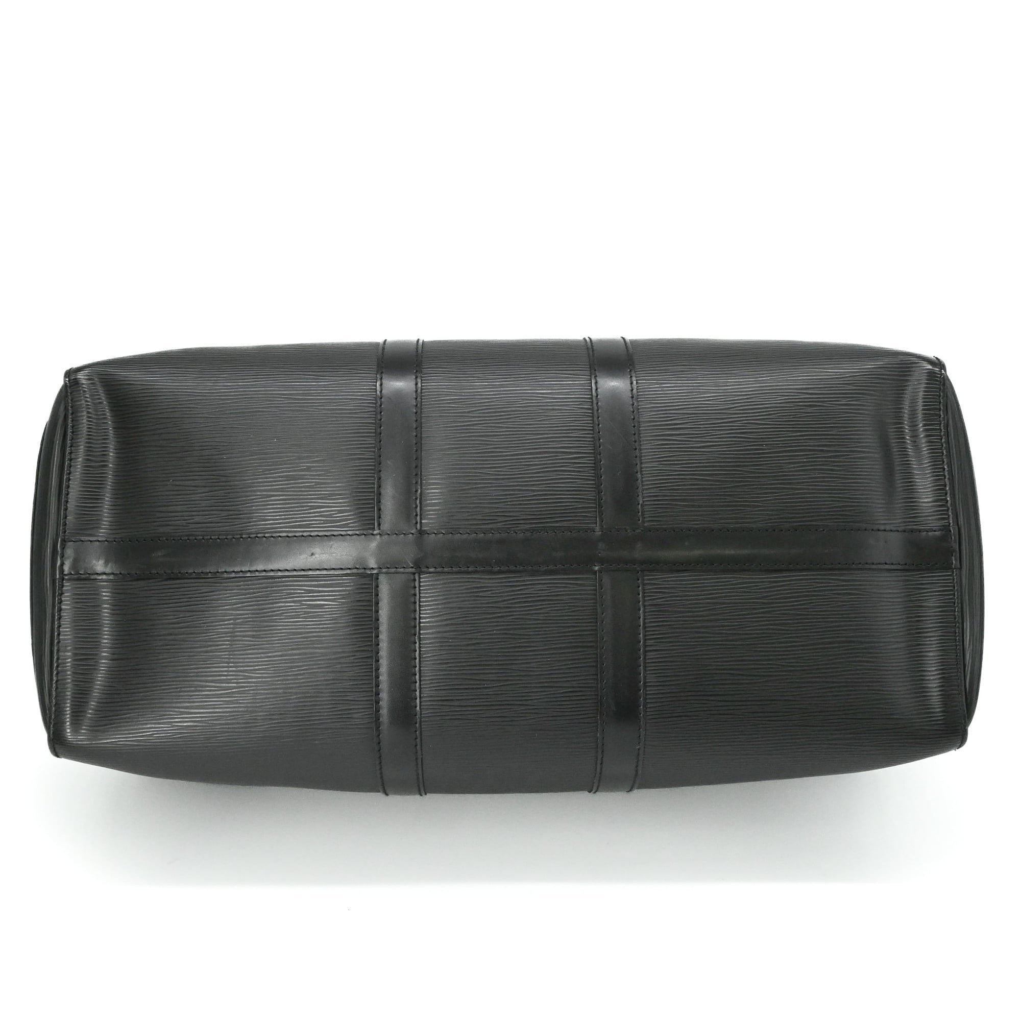 Louis Vuitton Black Epi Leather Boston Bag