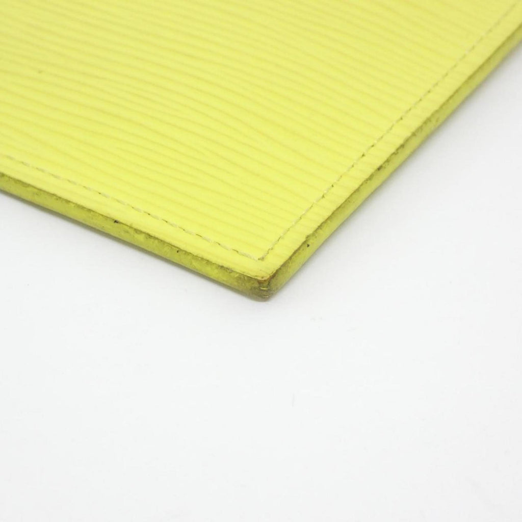 Louis Vuitton Yellow Leather Pochette Shoulder Bag