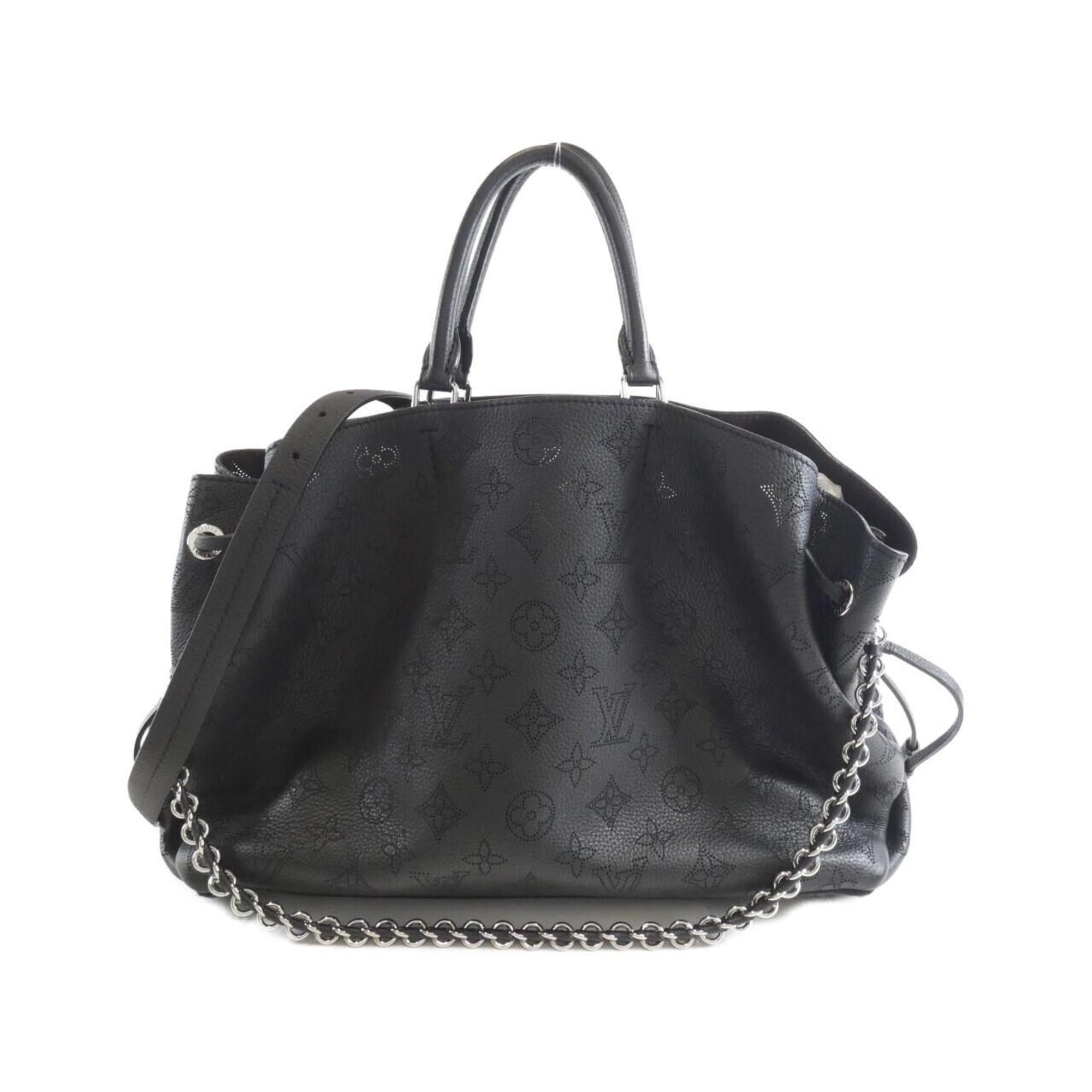 Louis Vuitton Black Leather Handbag