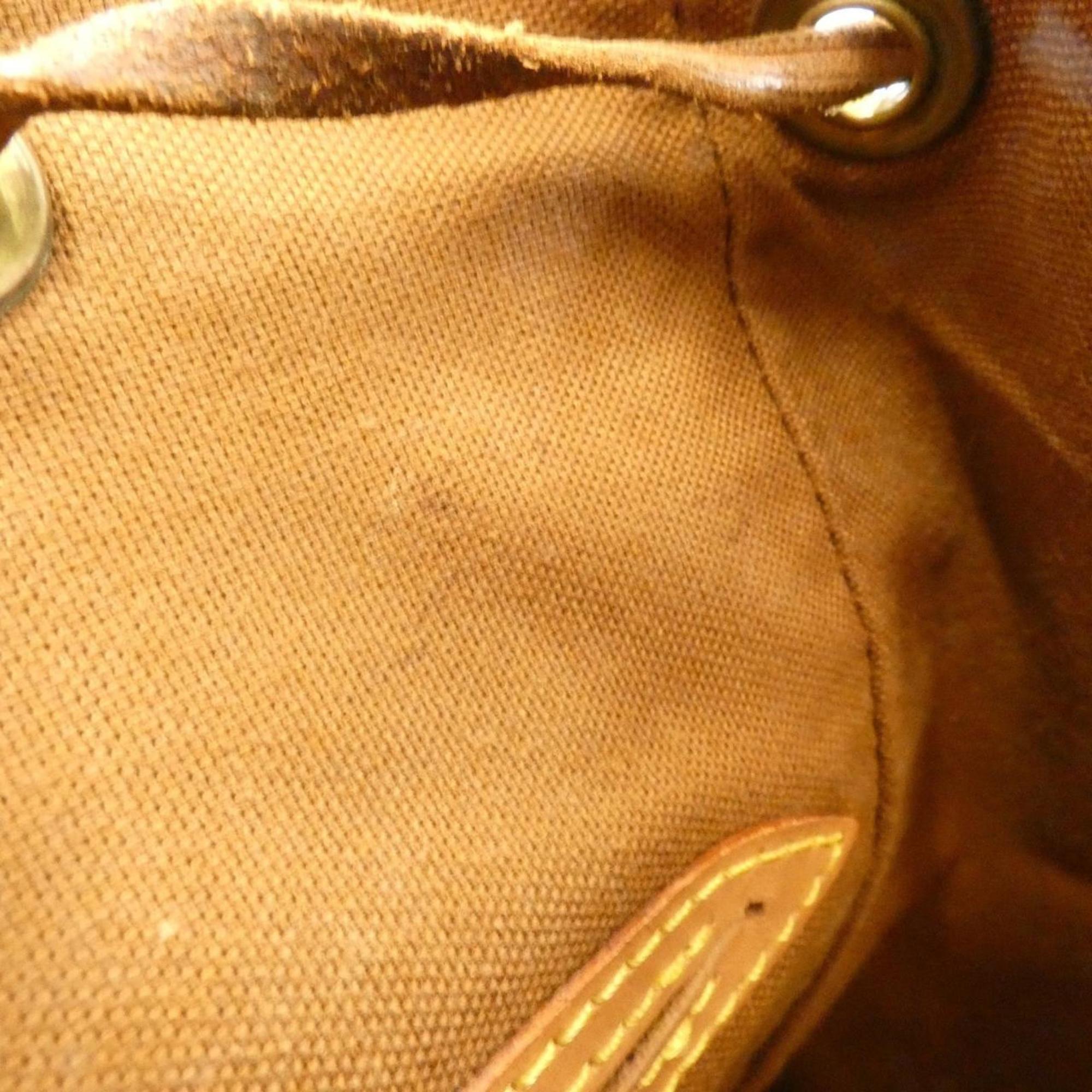 Louis Vuitton Marron Coated Canvas Backpack