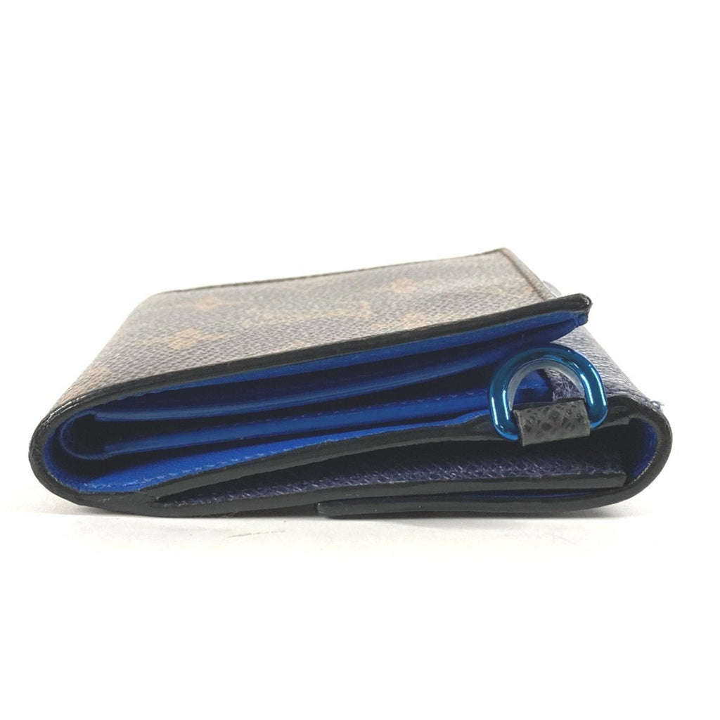 Louis Vuitton Blue Brown Monogram Wallet