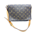 Louis Vuitton Brown Monogram Canvas Shoulder Bag