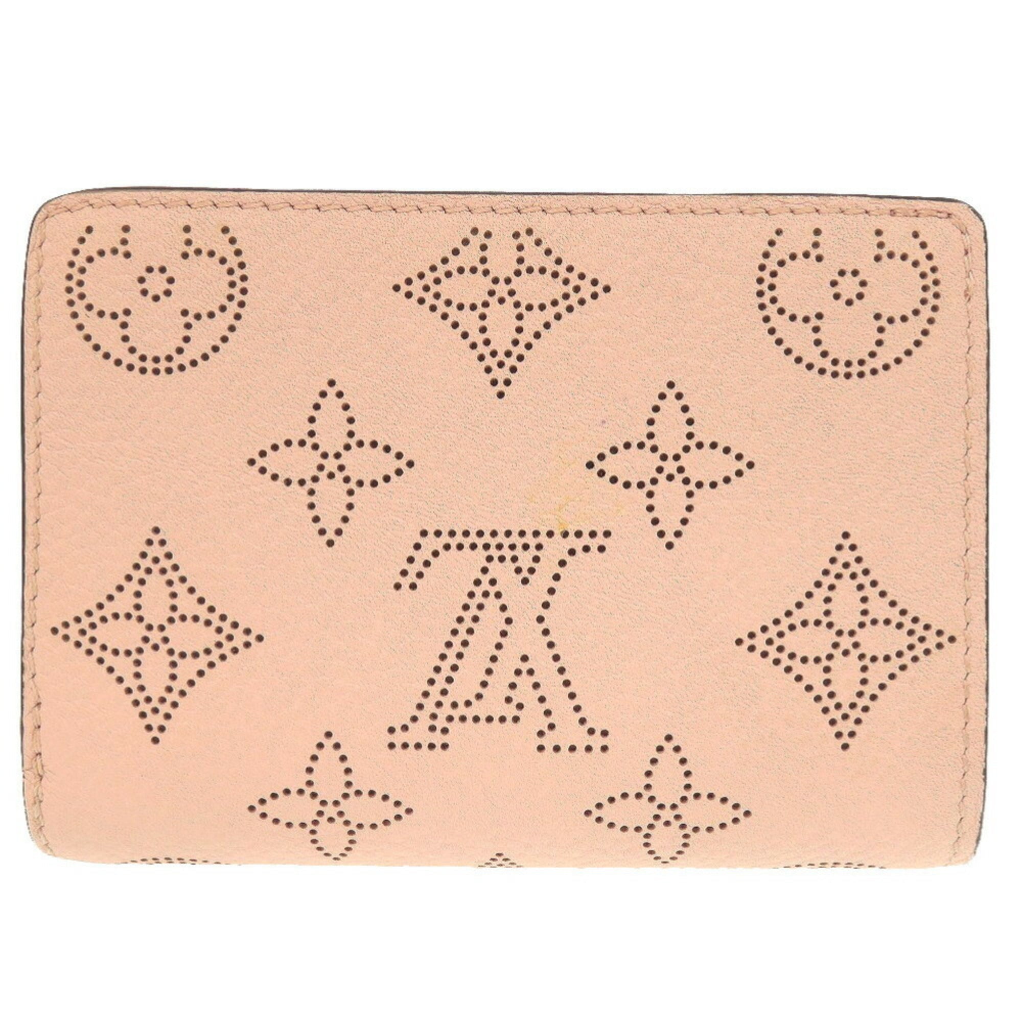 Louis Vuitton Magnolia Pink Mahina Leather Wallet