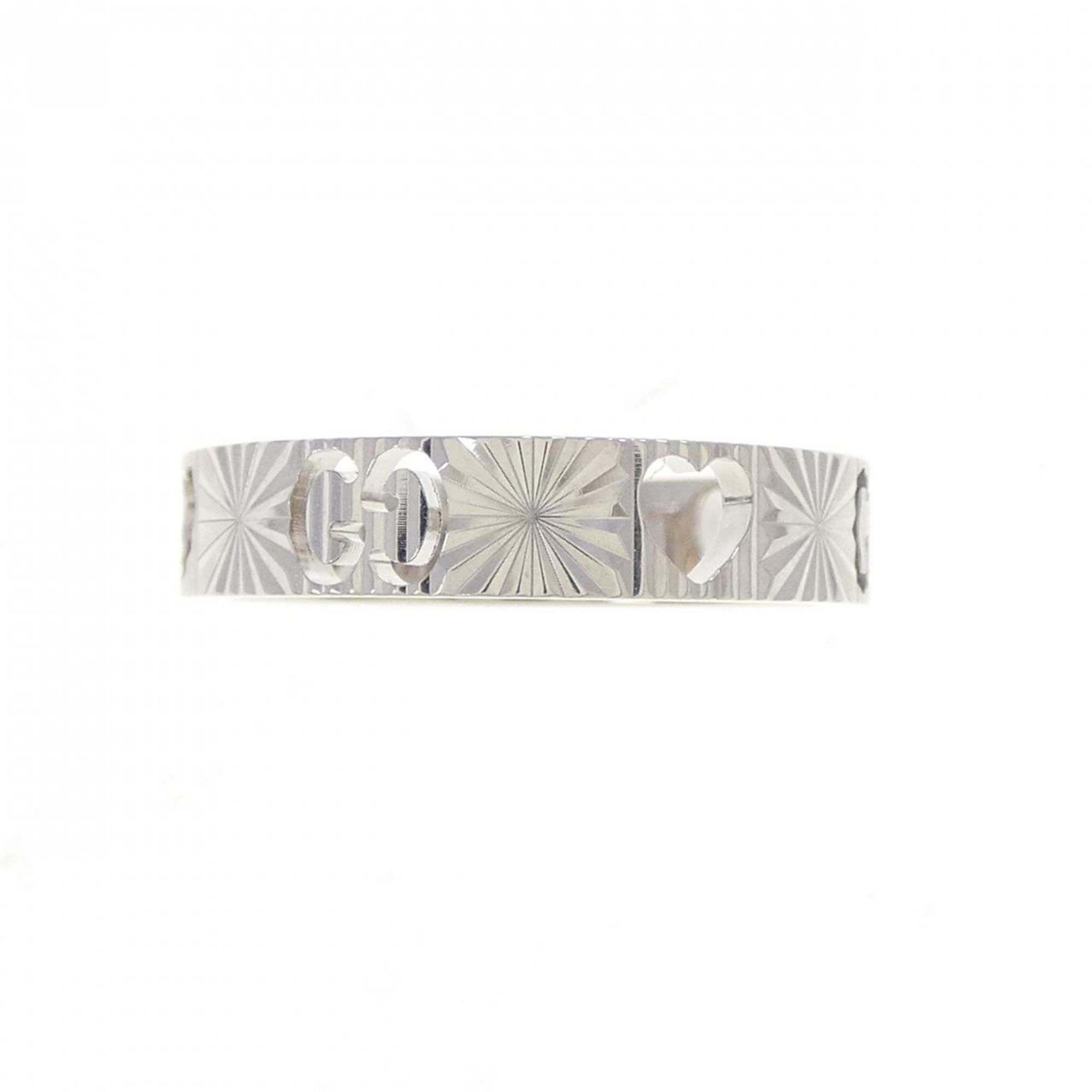Gucci White Gold White Gold (18K) Band Ring (Pre-Owned)