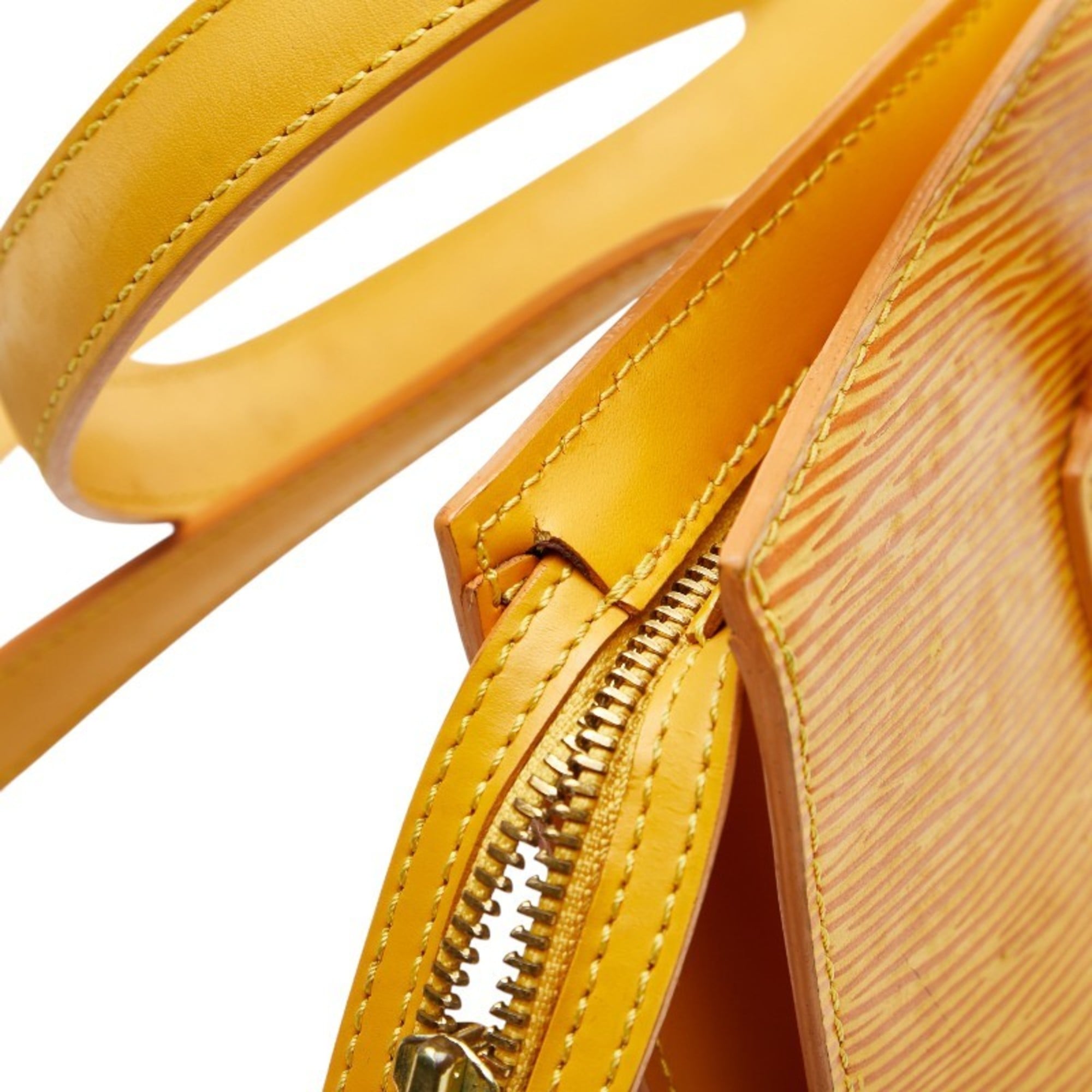 Louis Vuitton Yellow Leather Shoulder Bag