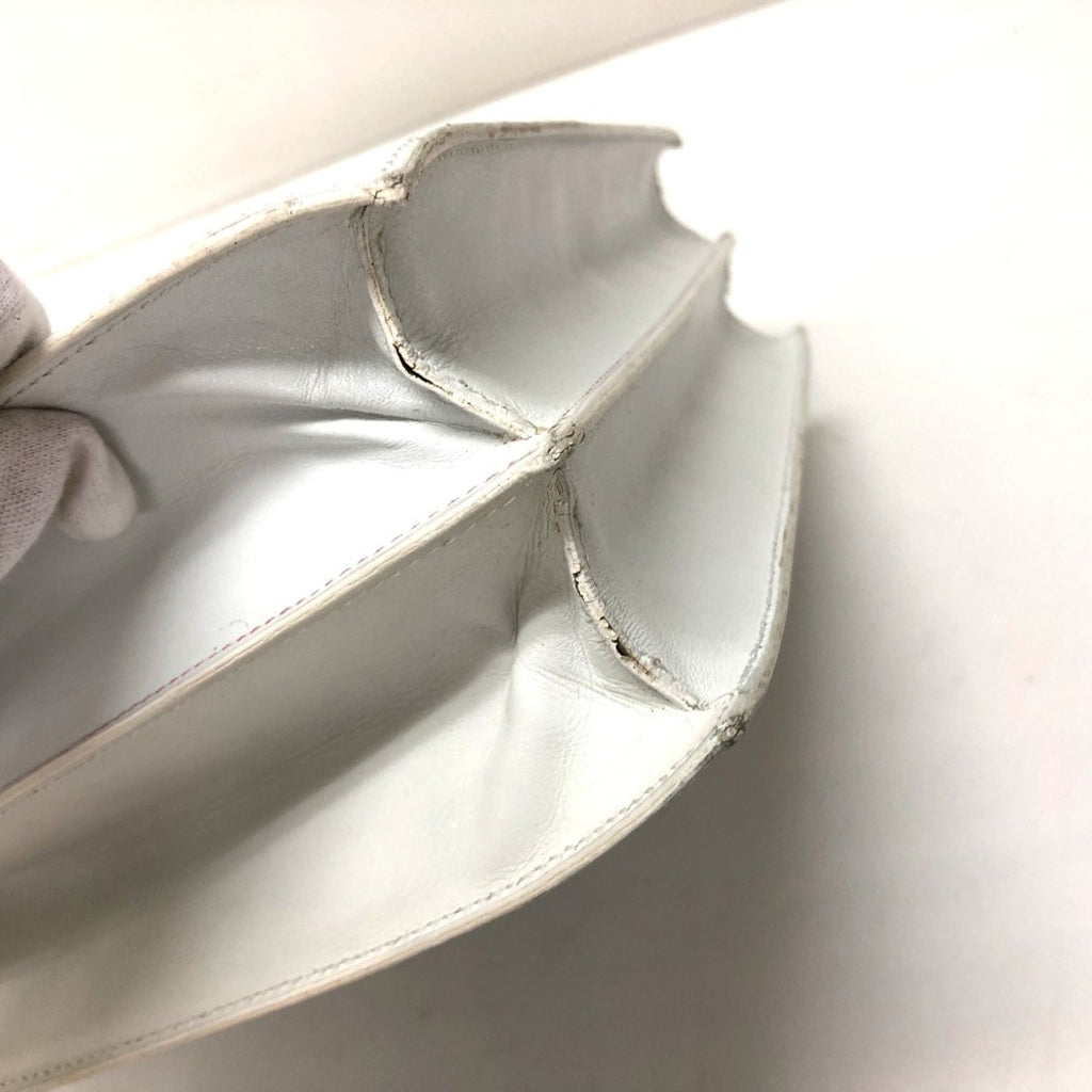 Celine White Leather Handbag