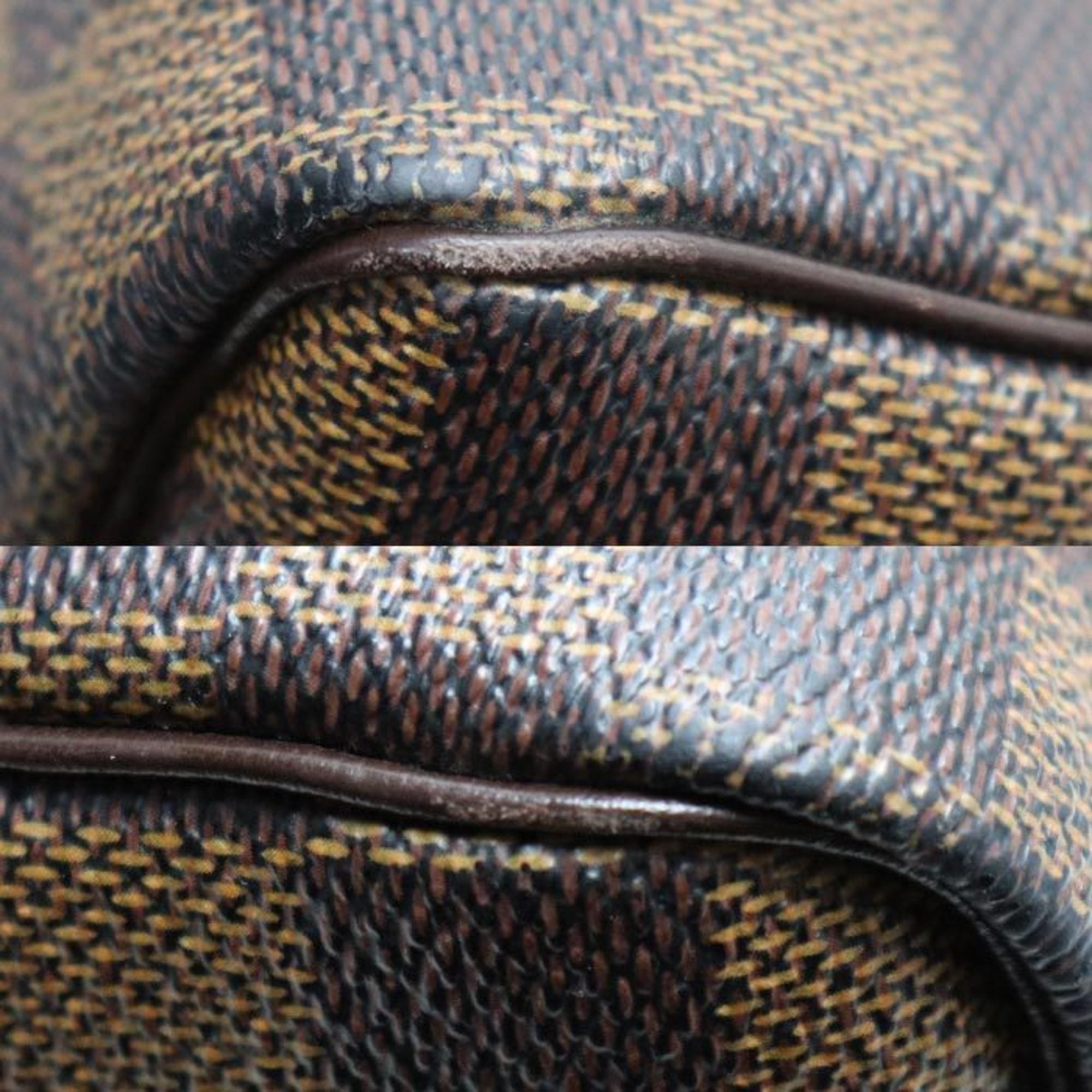 Louis Vuitton Brown Damier Canvas Damier Canvas Boston Bag
