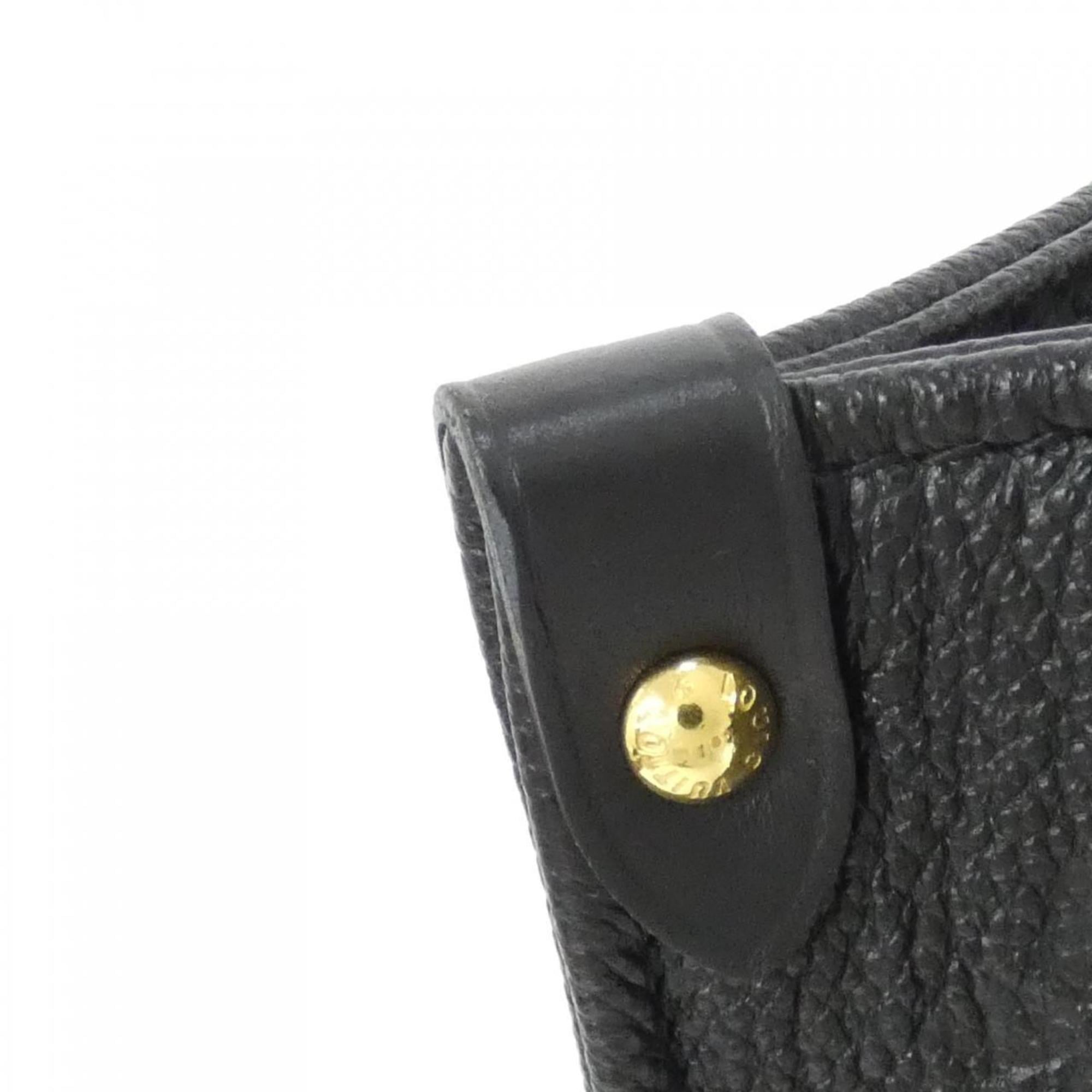 Louis Vuitton Black Leather Handbag