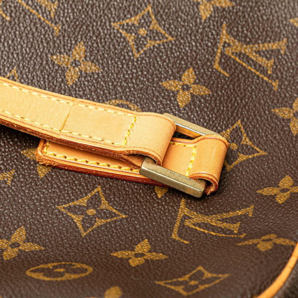 Louis Vuitton Brown Pvc Leather Handbag Shoulder Bag