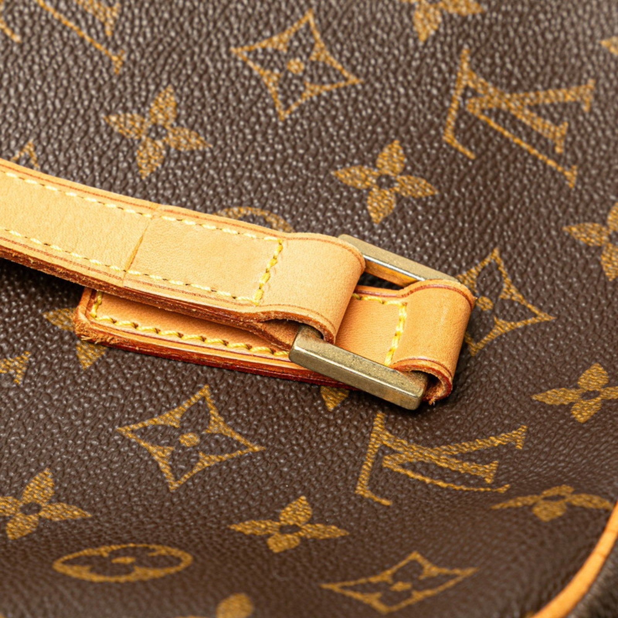 Louis Vuitton Brown Pvc Leather Handbag Shoulder Bag