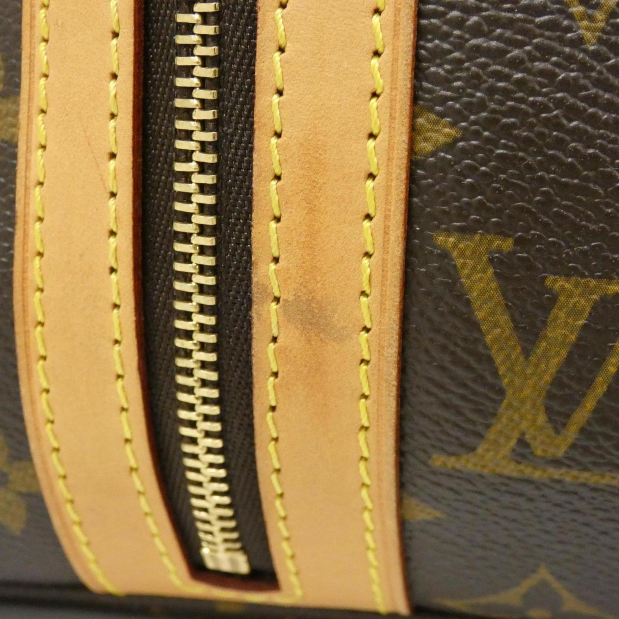 Louis Vuitton Brown Coated Canvas Handbag
