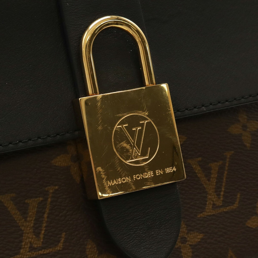 Louis Vuitton Monogram Black Noir Monogram Leather Handbag Shoulder Bag