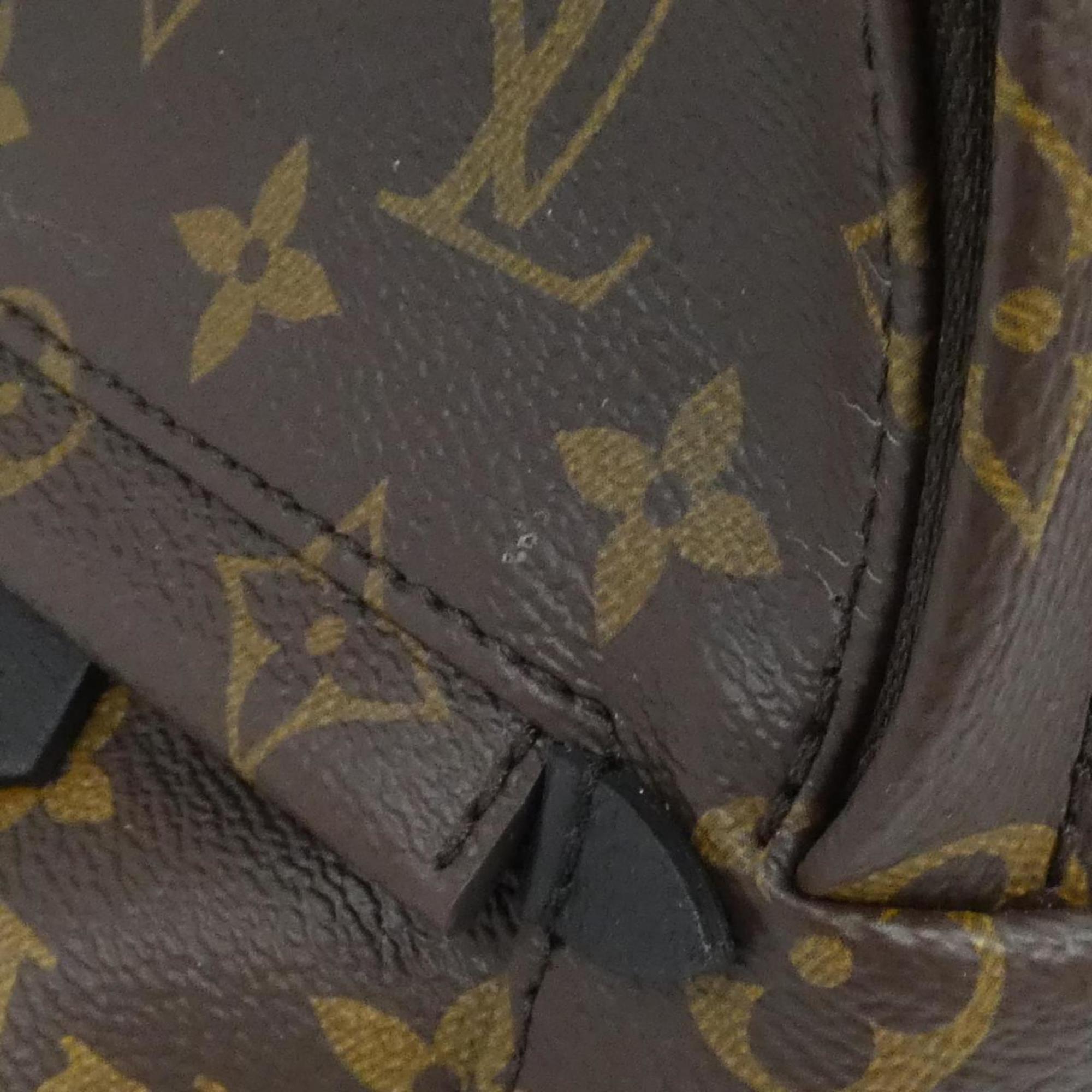 Louis Vuitton Marron Coated Canvas Backpack
