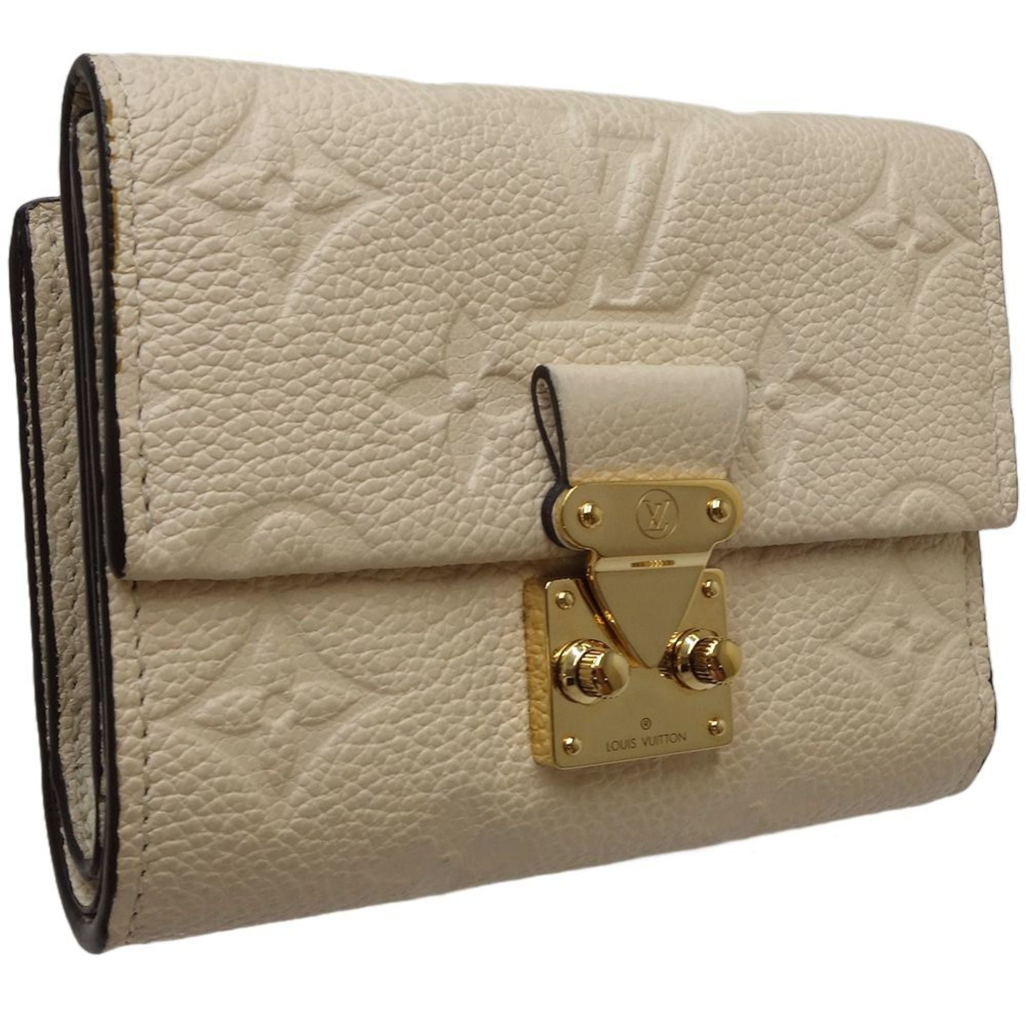 Louis Vuitton Monogram Empreinte Leather Wallet (Tri-Fold)
