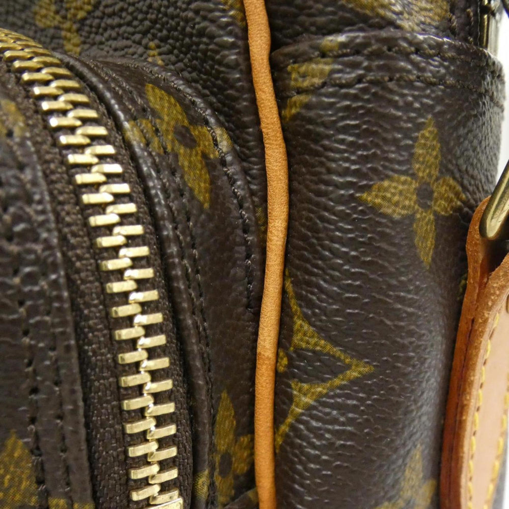 Louis Vuitton Brown Coated Canvas Shoulder Bag