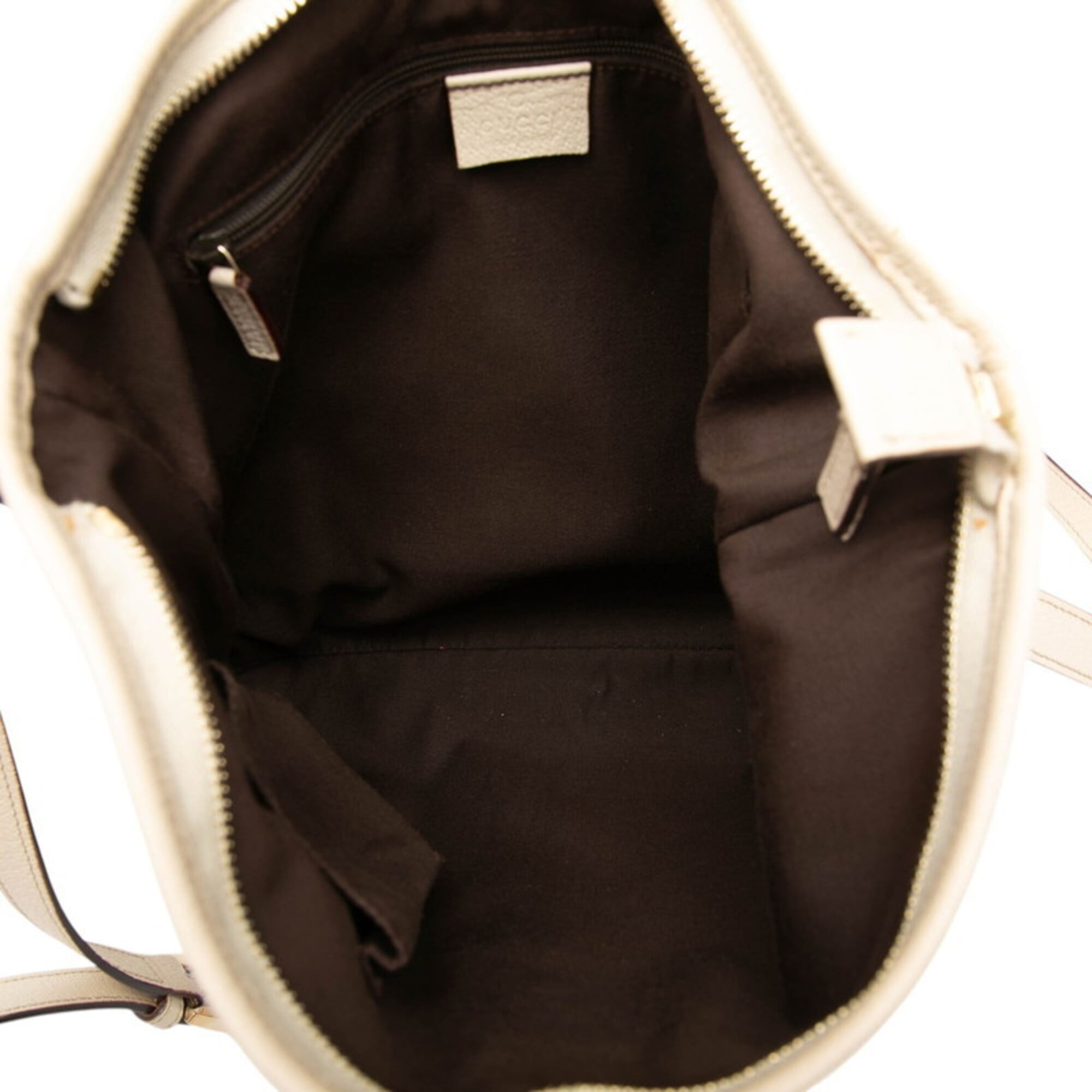 Gucci Brown Canvas Leather Shoulder Bag (Pre-Owned)