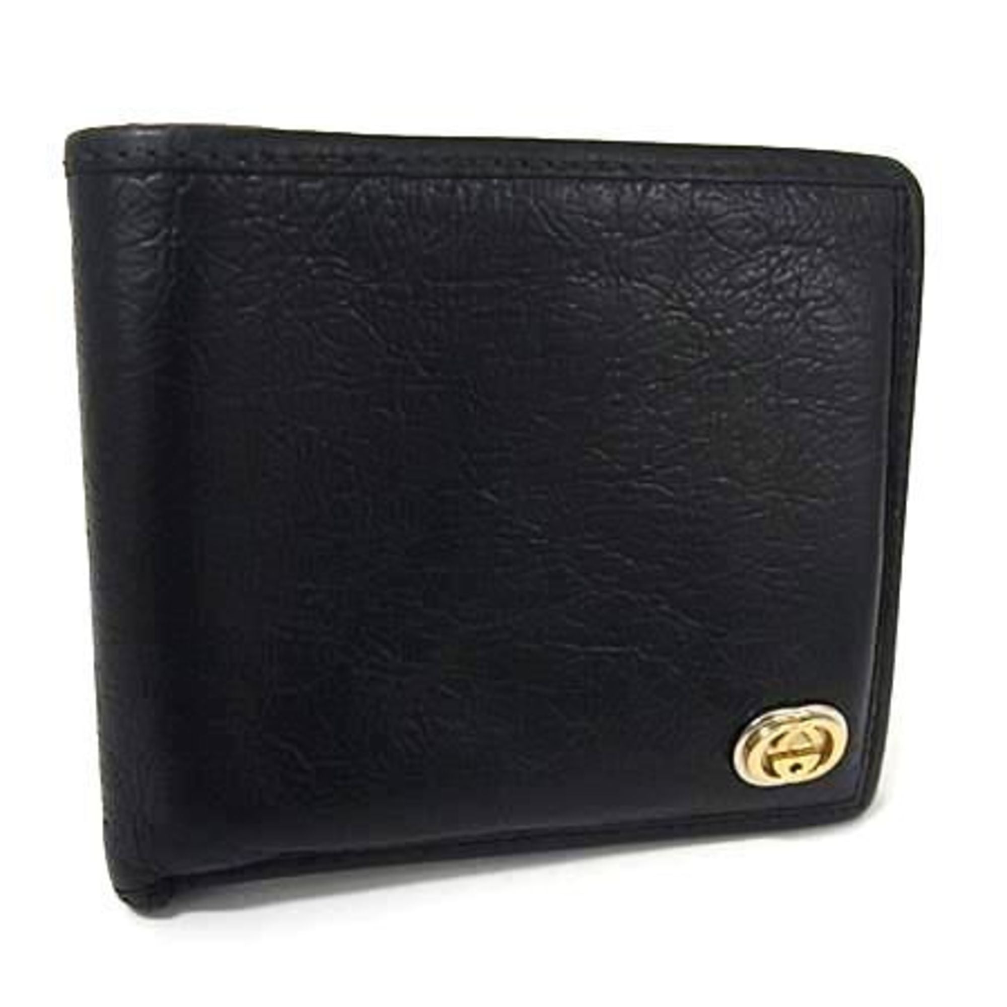 Gucci Black Leather Wallet (Bi-Fold) (Pre-Owned)