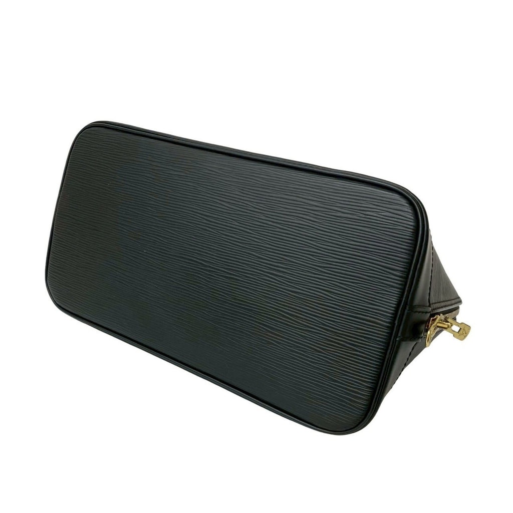 Louis Vuitton Black Epi Leather Boston Bag Handbag