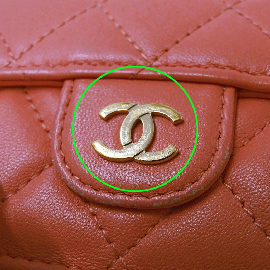 Chanel Pink Leather Wallet (Tri-Fold)