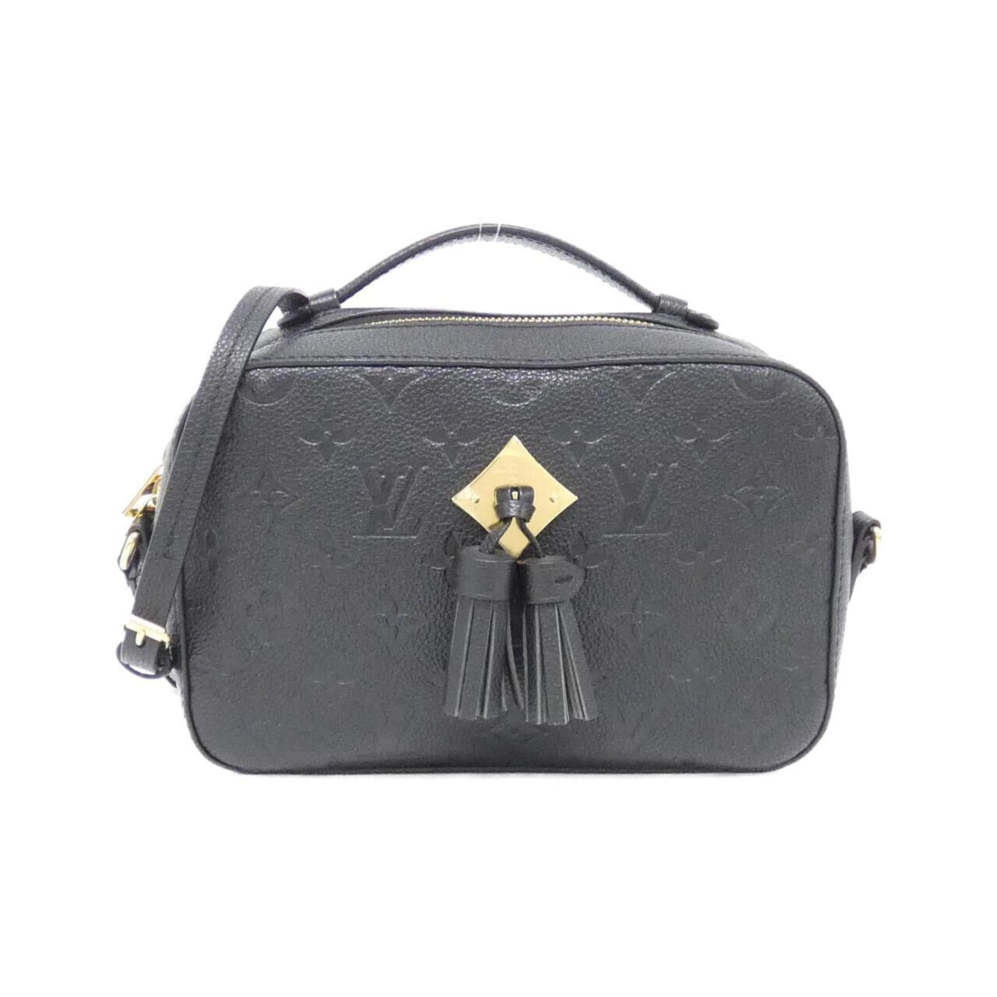 Louis Vuitton Black Leather Shoulder Bag