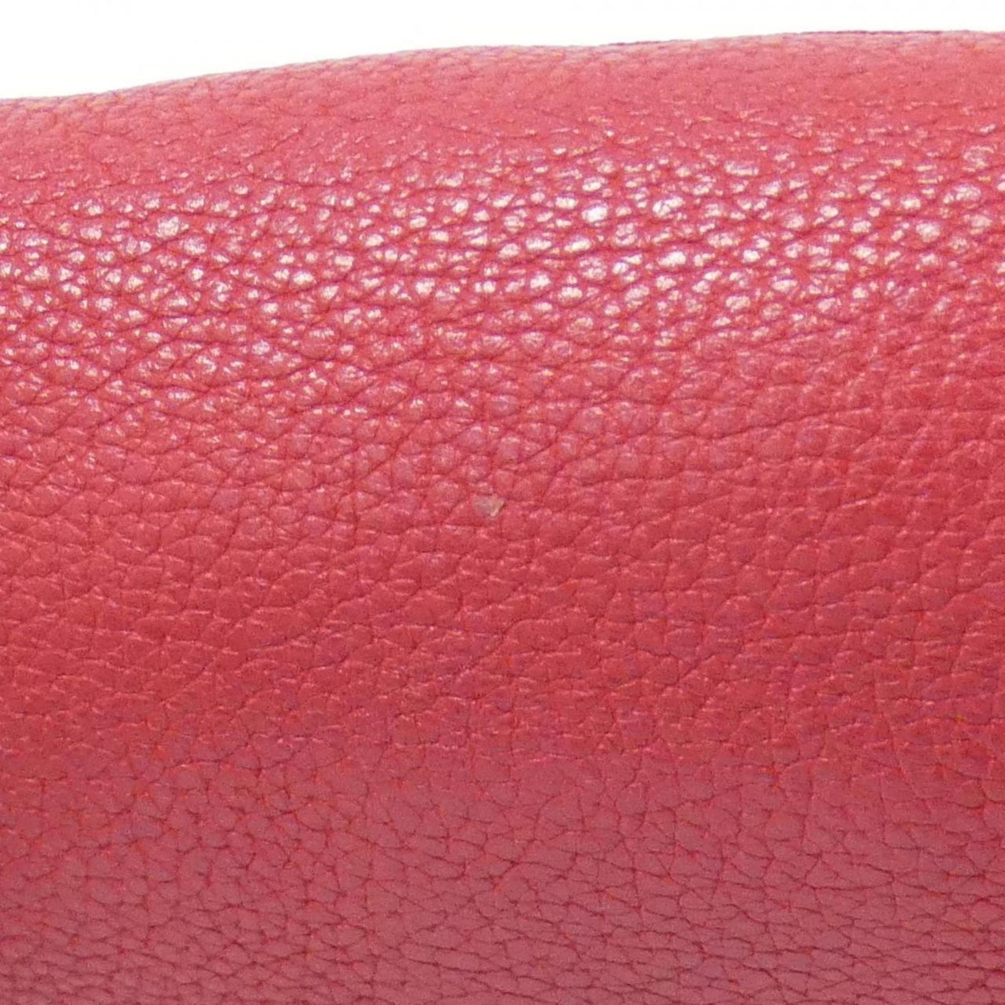 Gucci Red Color Leather Fanny Pack (Pre-Owned)