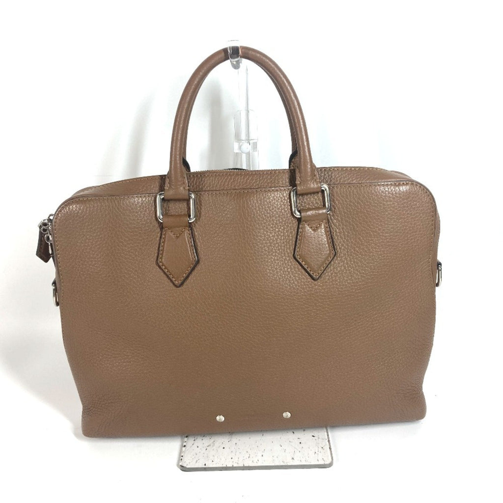 Louis Vuitton Brown Leather Briefcase Handbag Tote Bag