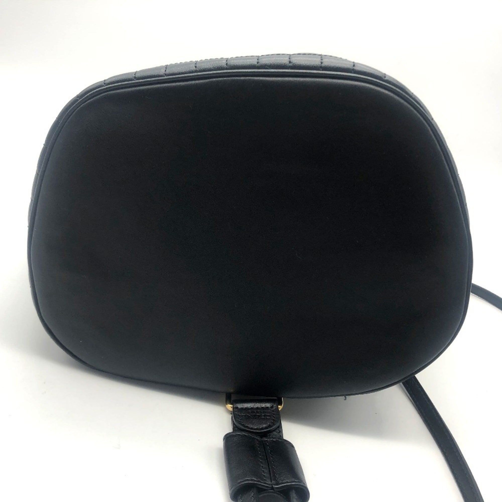 Celine Black Leather Backpack