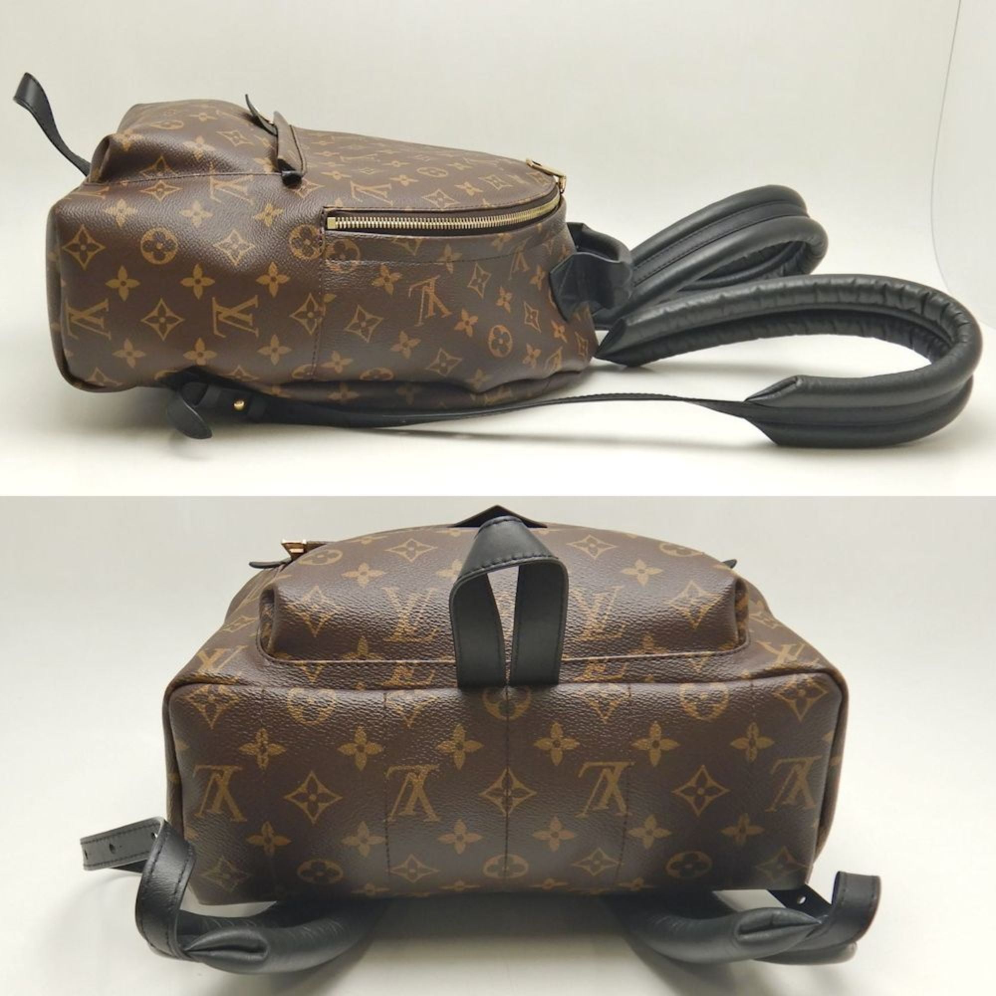 Louis Vuitton Monogram Brown Pvc Backpack