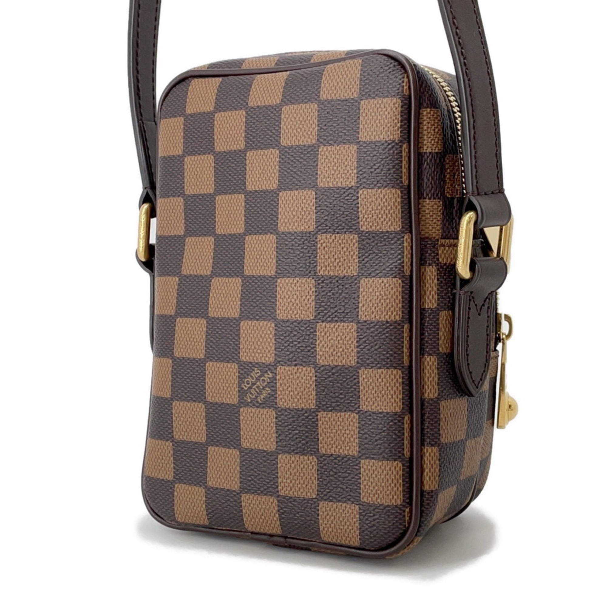 Louis Vuitton Damier Brown Red Color Shoulder Bag
