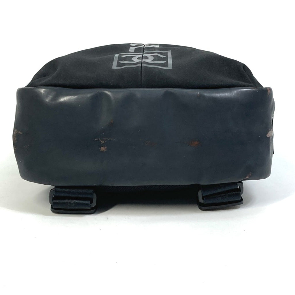Chanel Black Cloth Backpack